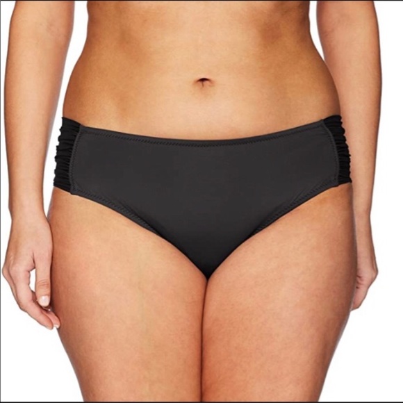 BECCA Other - BECCA ETC Plus Size Black Hipster Bikini Bottom 2X